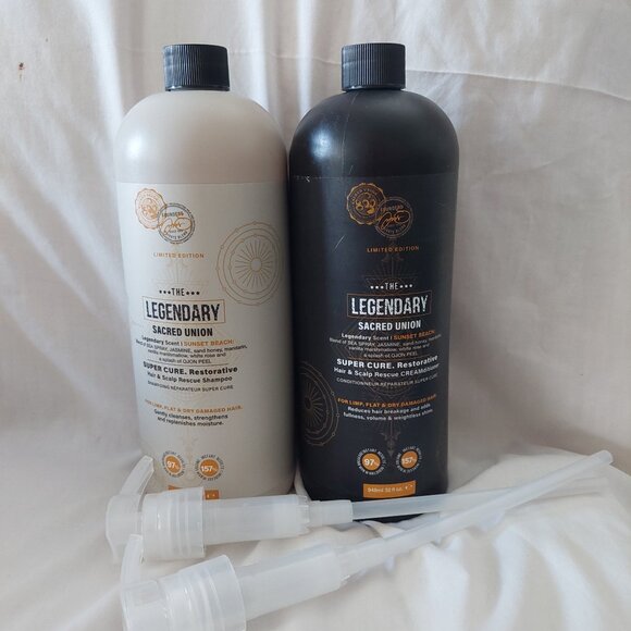 Tweak'd The Legendary Sacred Union Shampoo Conditioner Sunset Beach 32 oz sealed